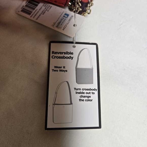 Rosetti NWT Reversible Purple and Red Women's Bag - Picture 3 of 3